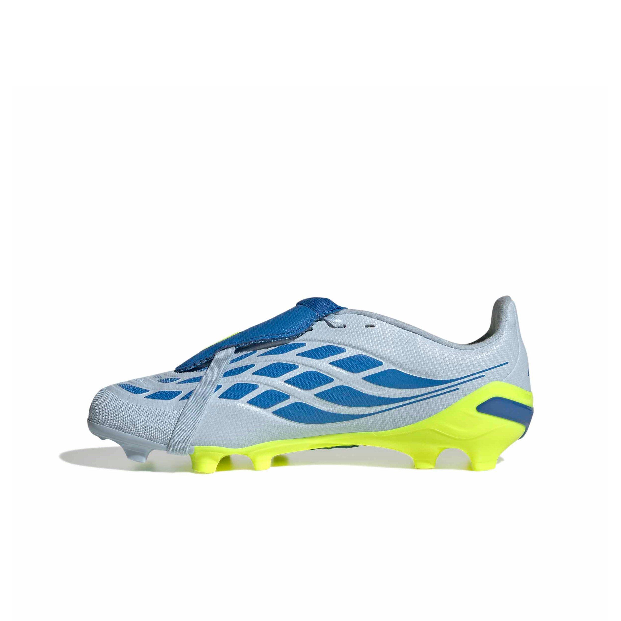 adidas Predator League FOT FG "Crystal Sky/Ray Blue/Solar Yellow 2" Preschool Kids' Soccer Cleat - SKY/BLUE/YELLOW Thumbnail View 2