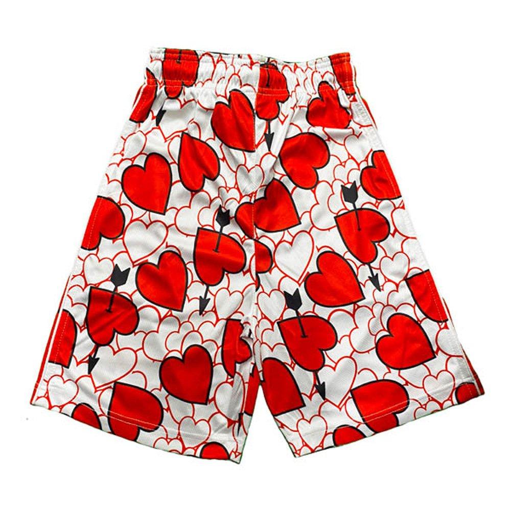 Flow Society Big Boys' Valentine Flow Shorts - White - WHITE Thumbnail View 2
