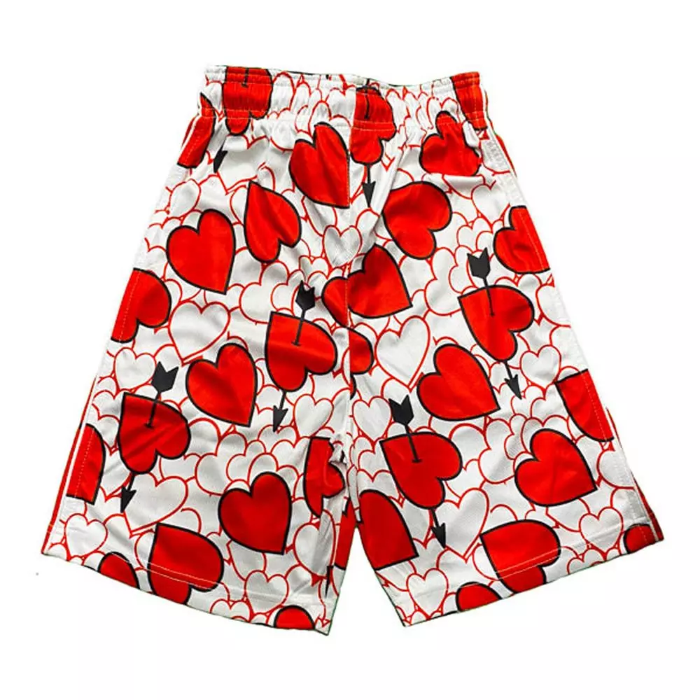 Flow Society Big Boys' Valentine Flow Shorts - White - WHITE