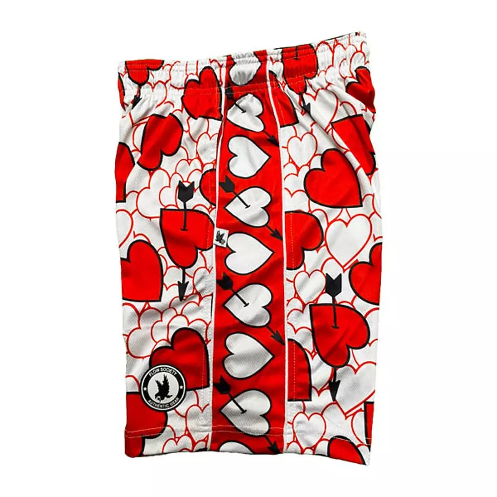 Flow Society Big Boys' Valentine Flow Shorts - White - WHITE