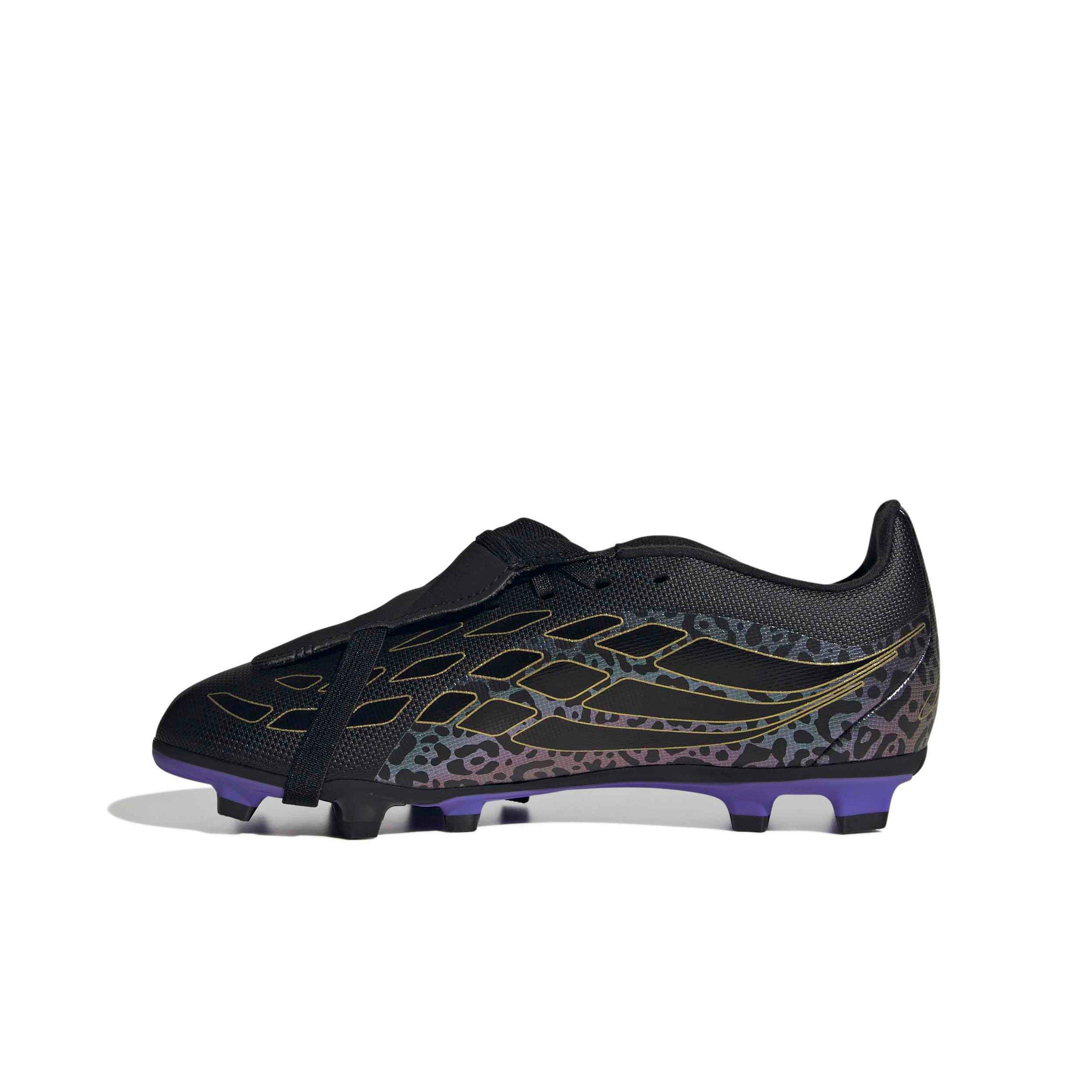 adidas Predator Club FOTEL FG Preschool Kids' "Core Black/Gold Metallic/Core Black" Soccer Cleat