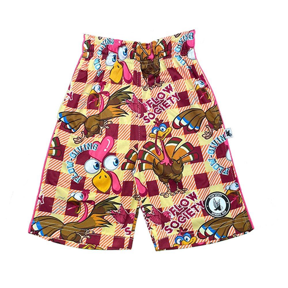 Flow Society Gobble Til You Wobble Big Boys' Multicolor Shorts