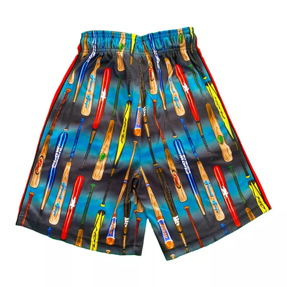 Flow Society Big Boys' Baseball Bat Flow Shorts -Multicolor - MULTI-COLOR