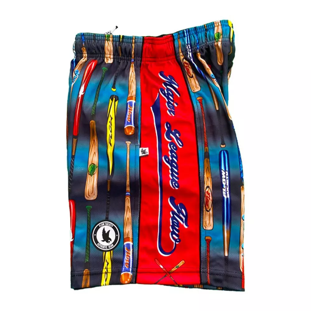 Flow Society Big Boys' Baseball Bat Flow Shorts -Multicolor - MULTI-COLOR