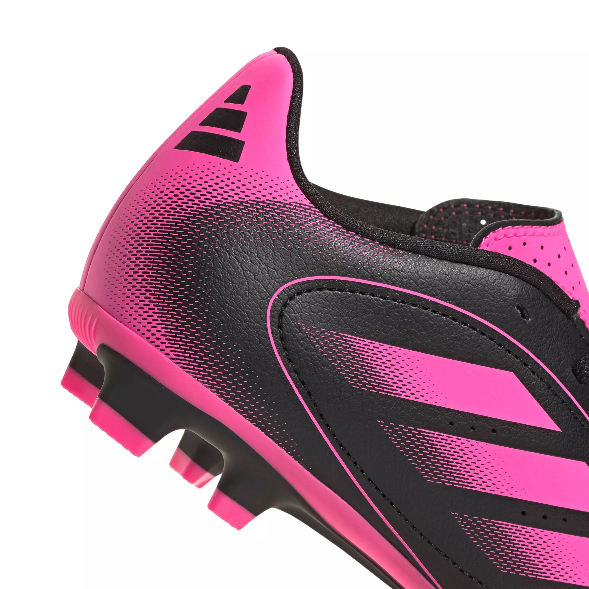 adidas Goletto IX FG "Core Black/Lucid Pink/Core Black" Preschool Kids' Soccer Cleat - BLACK/PINK/BLACK