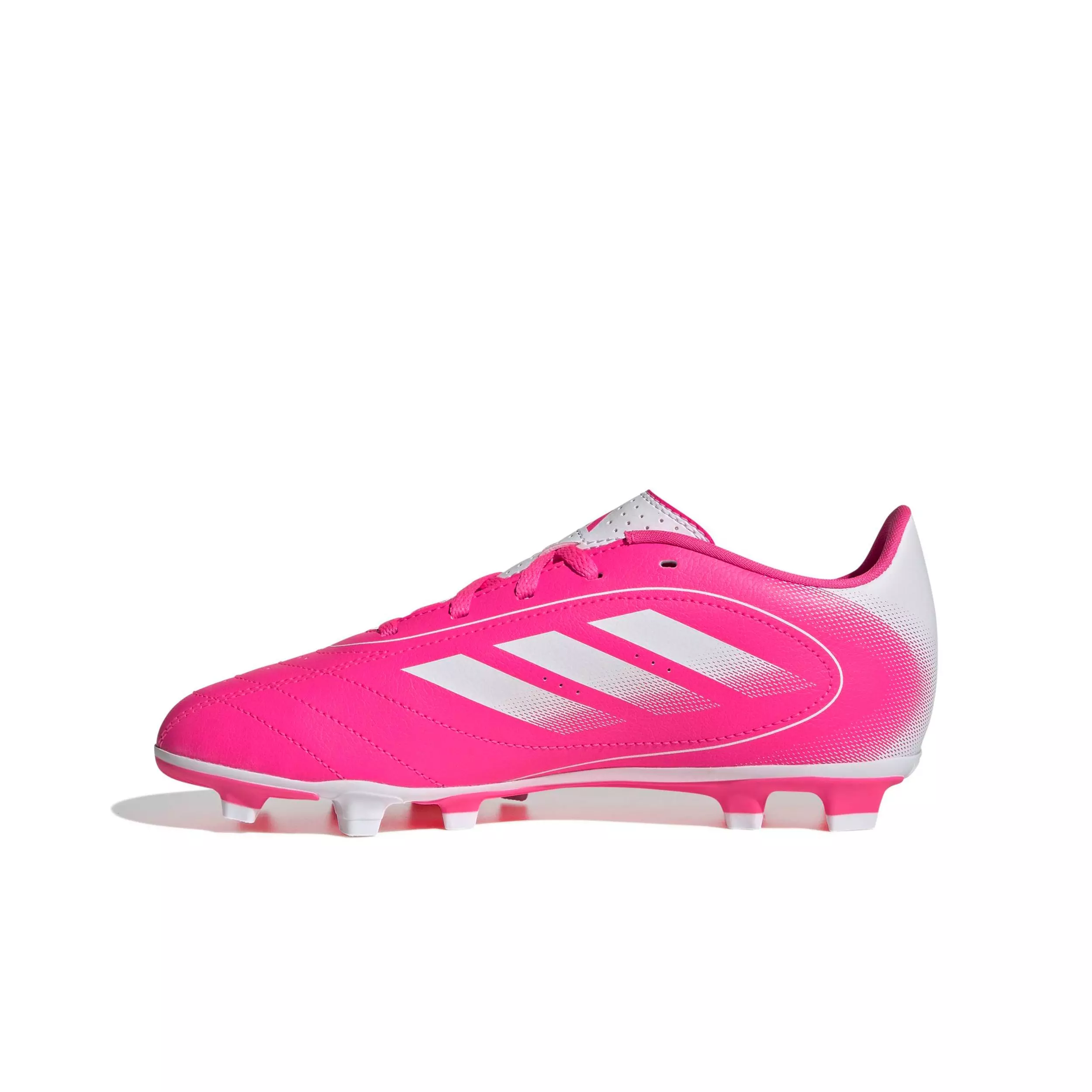 adidas Goletto IX FG "Lucid Pink/Ftwr White/Lucid Pink" Preschool Kids' Soccer Cleat - PINK/WHITE/PINK