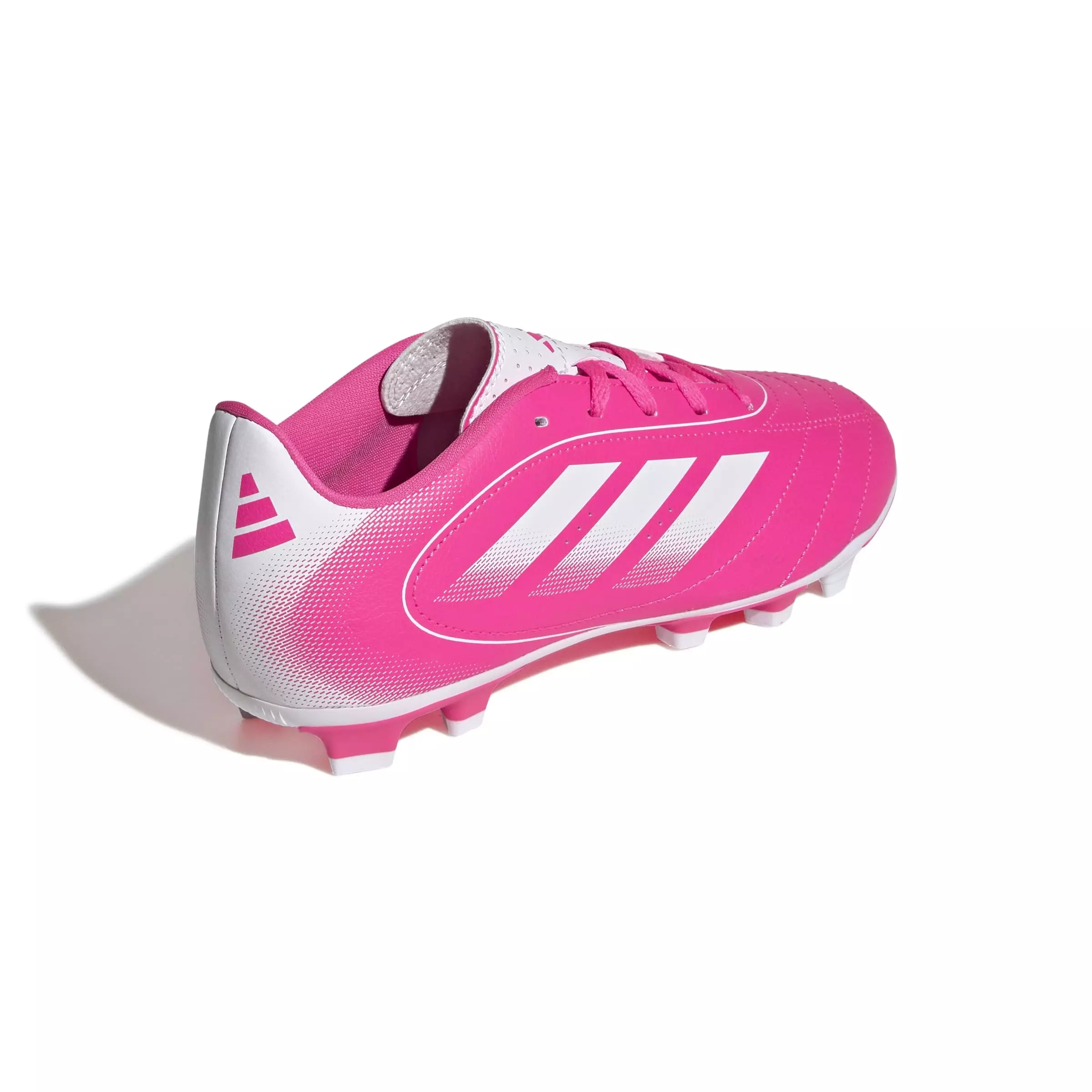 adidas Goletto IX FG "Lucid Pink/Ftwr White/Lucid Pink" Preschool Kids' Soccer Cleat - PINK/WHITE/PINK