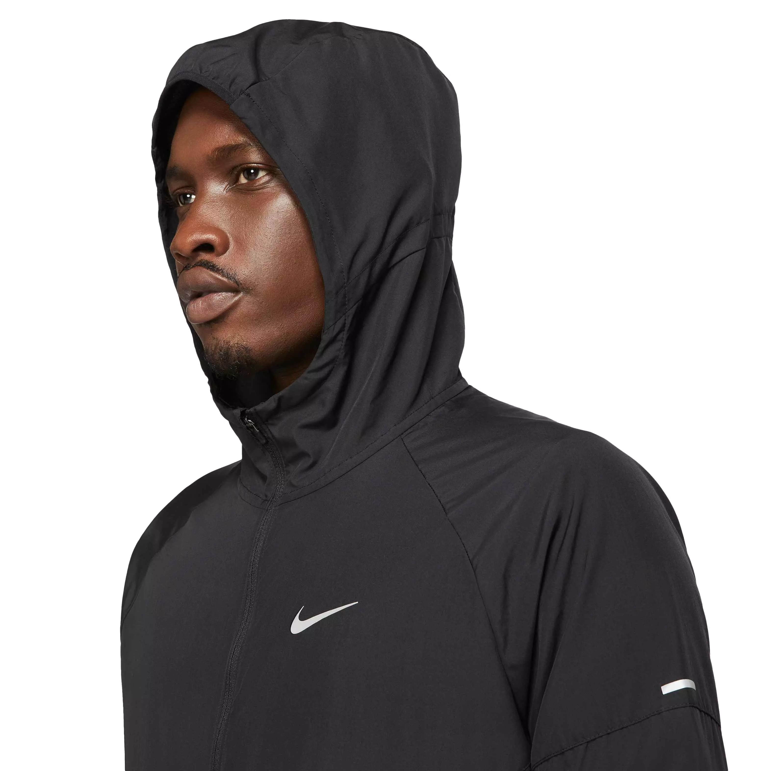 Nike Men's Repel Miler Running Jacket-Black - BLACK