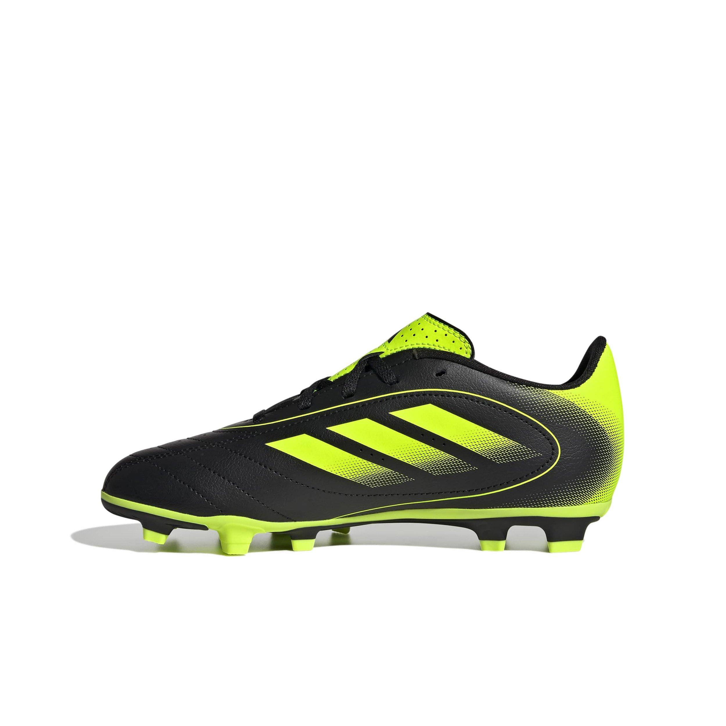 adidas Goletto IX FG "Lucid Lemon/Core Black/Lucid Lemon" Preschool Kids' Soccer Cleat - LEMON/BLACK/LEMON Thumbnail View 2