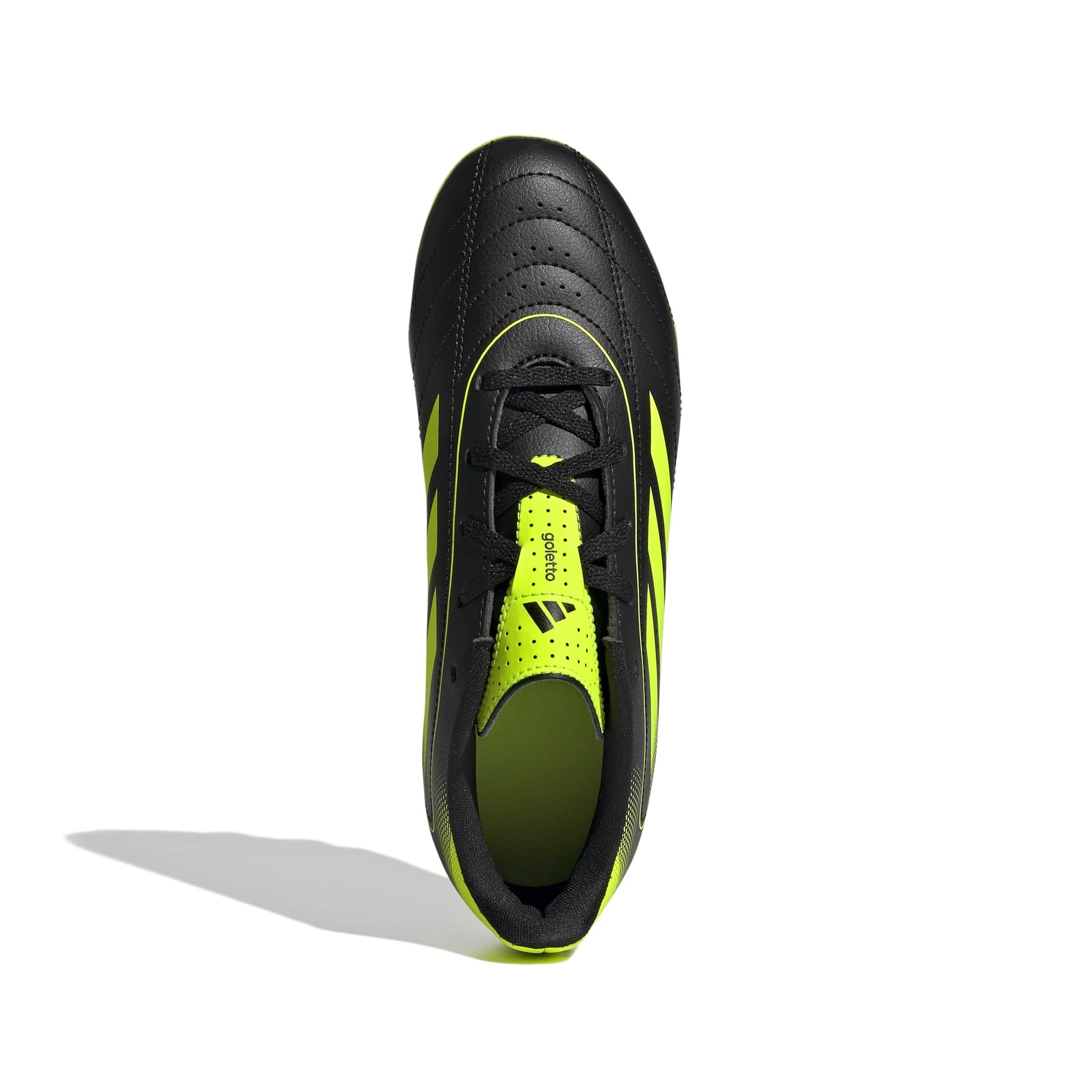 adidas Goletto IX FG "Lucid Lemon/Core Black/Lucid Lemon" Preschool Kids' Soccer Cleat - LEMON/BLACK/LEMON Thumbnail View 5