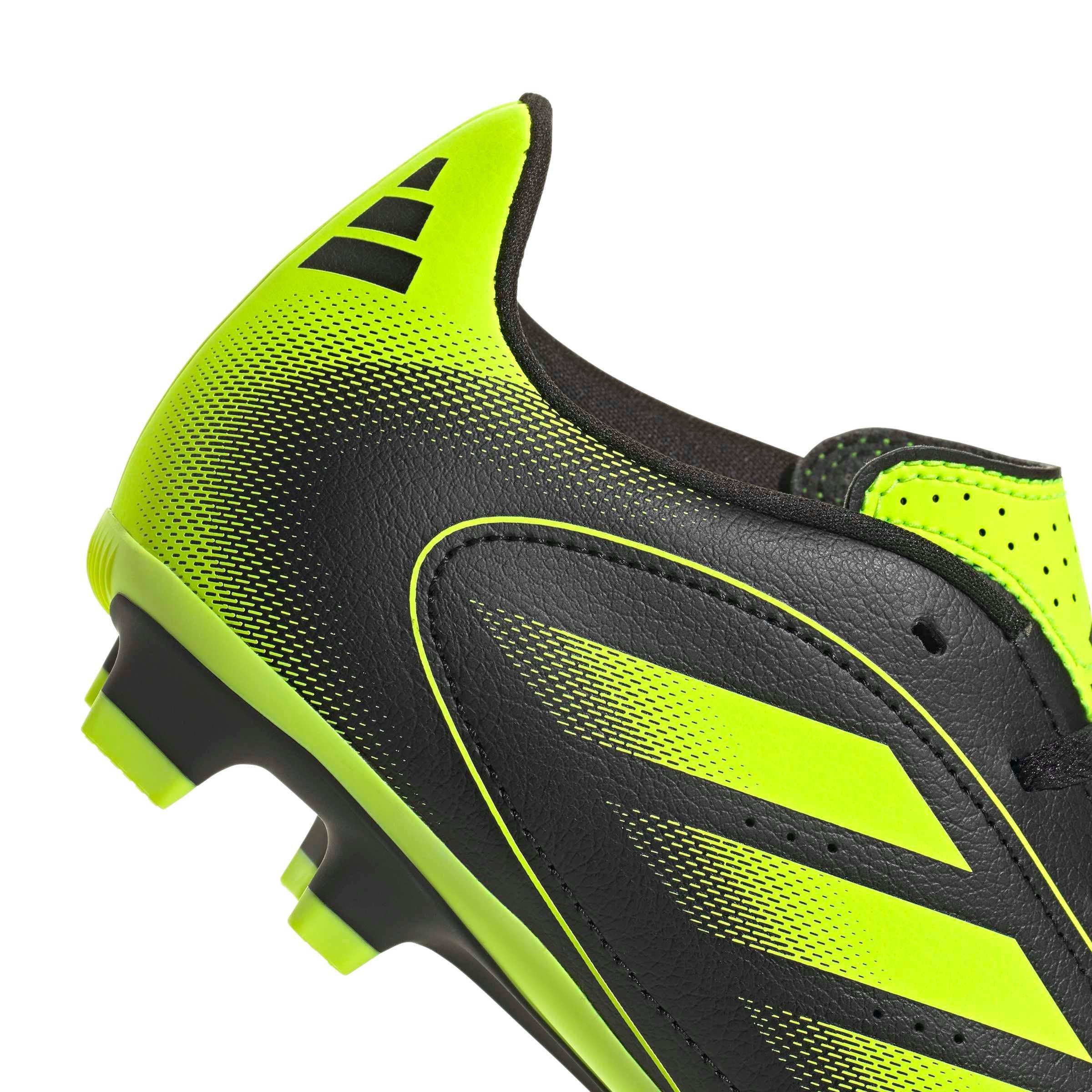 adidas Goletto IX FG "Lucid Lemon/Core Black/Lucid Lemon" Preschool Kids' Soccer Cleat - LEMON/BLACK/LEMON Thumbnail View 7