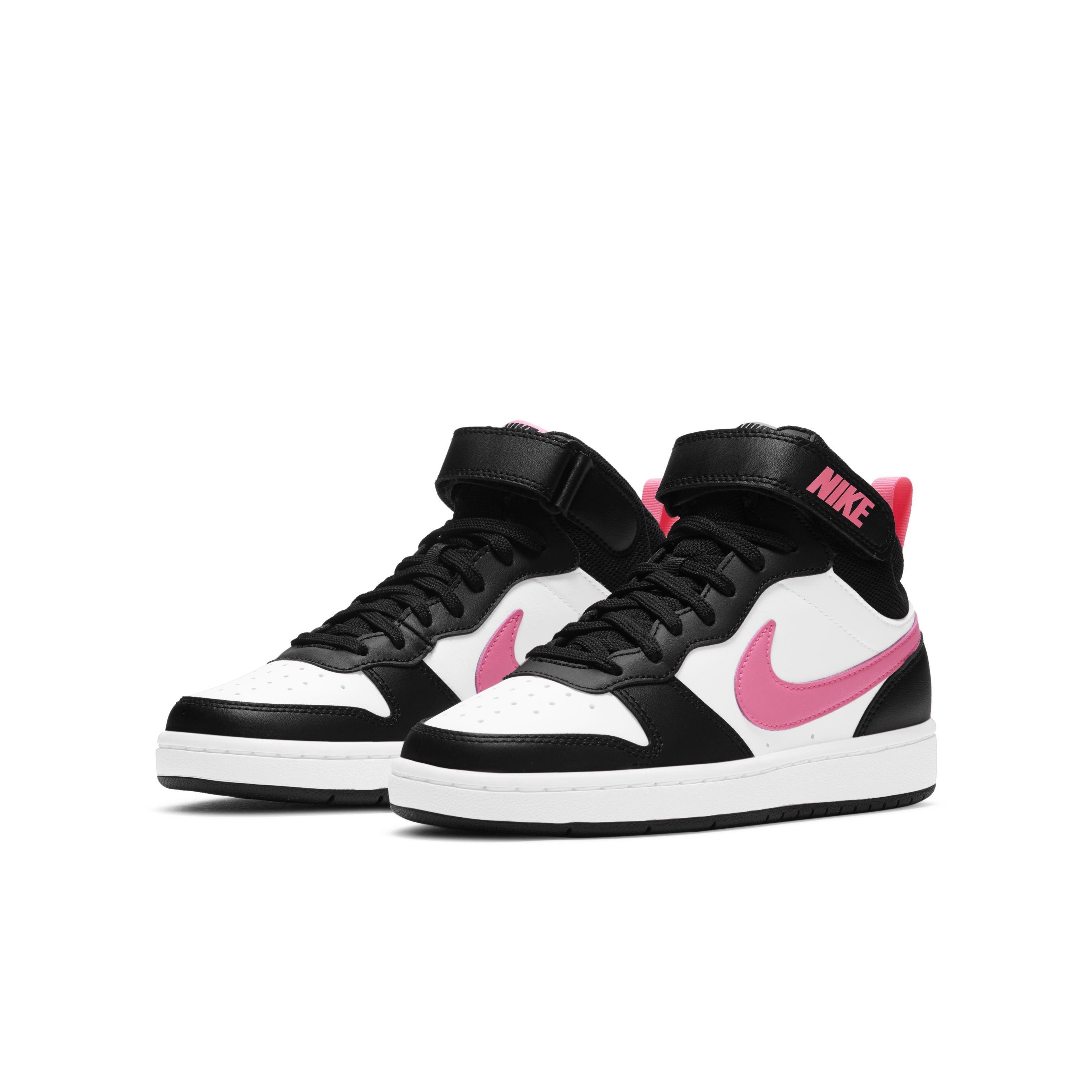 Nike Court Borough Mid 2 Grade School Boys' "Black" Shoe