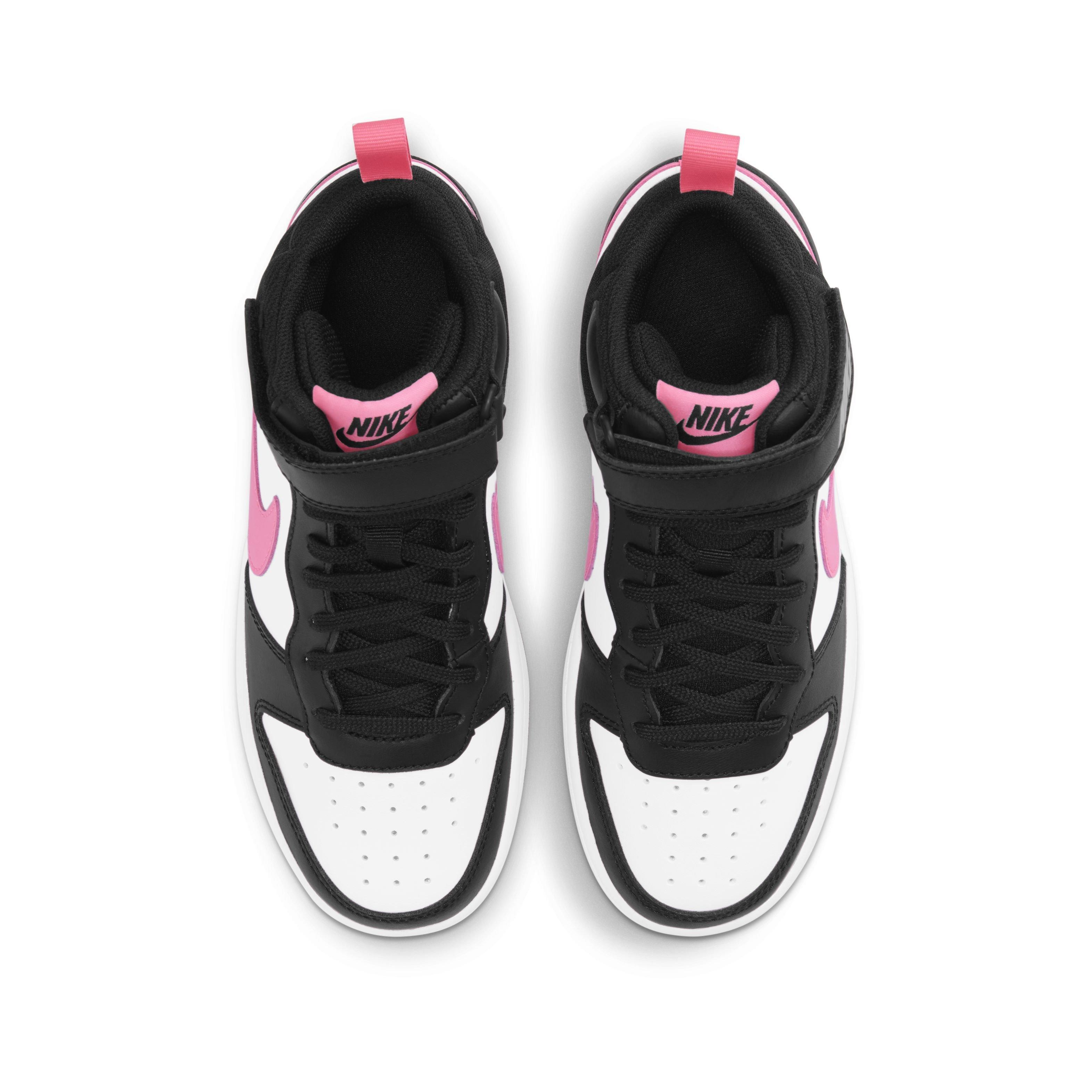 Nike Court Borough Mid 2 Grade School Boys' "Black" Shoe