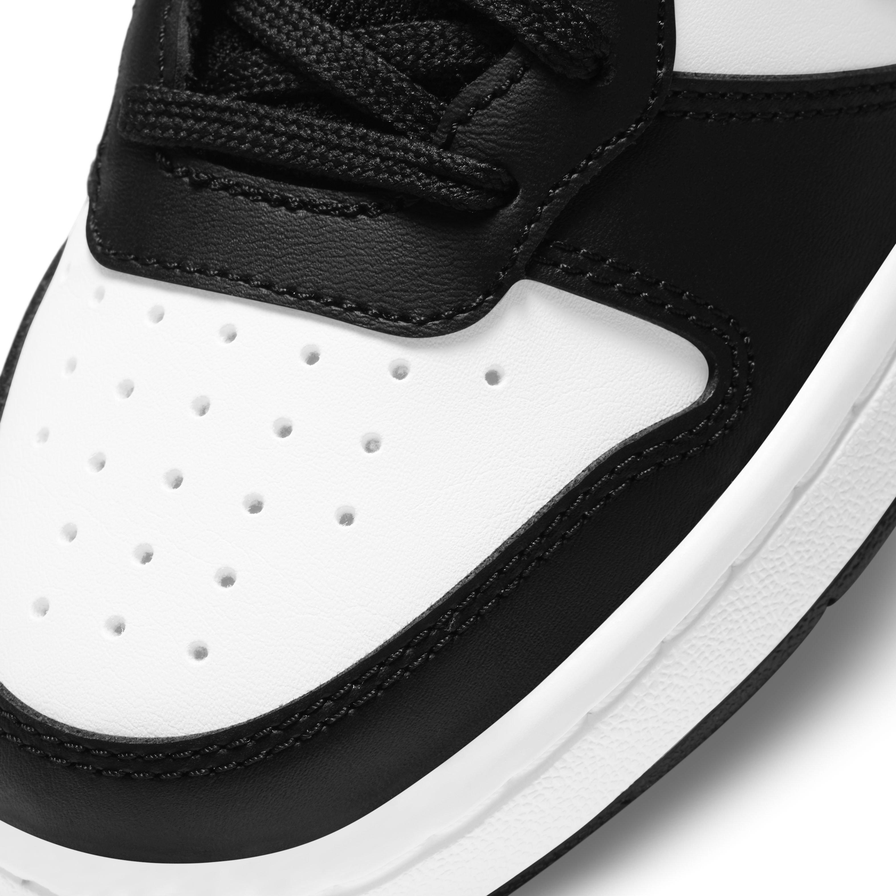 Nike Court Borough Mid 2 Grade School Boys' "Black" Shoe