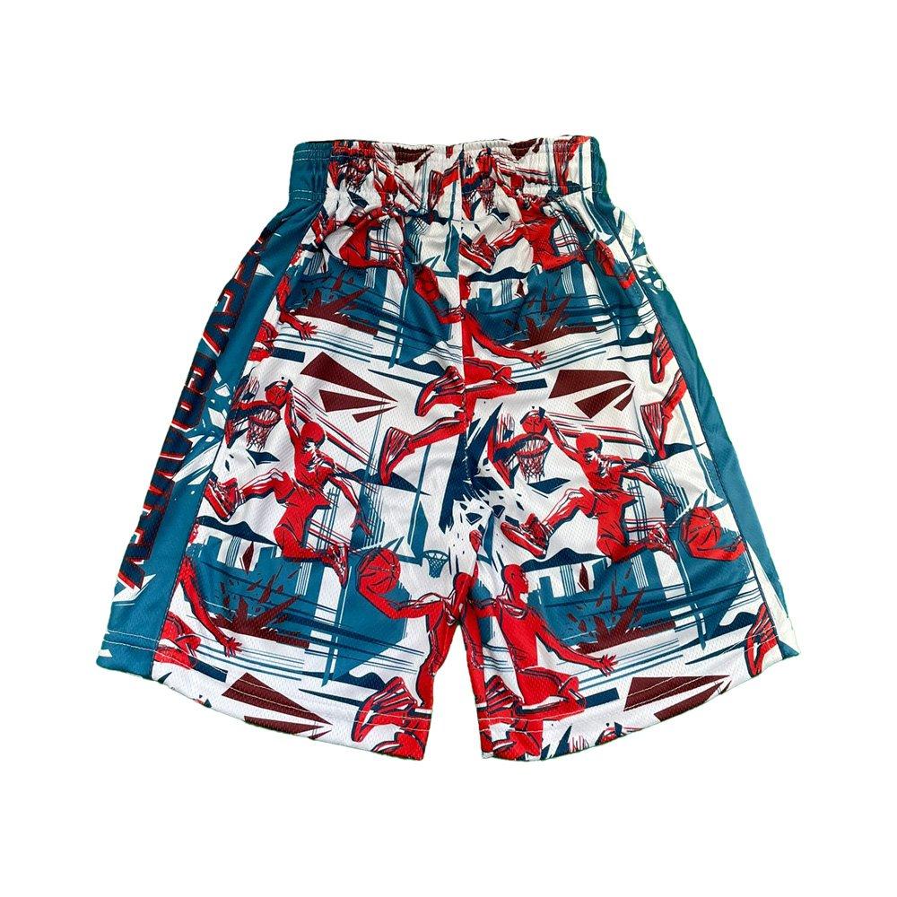 Flow Society Big Boys' Defy Gravity Basketball Shorts - Blue - BLUE Thumbnail View 2