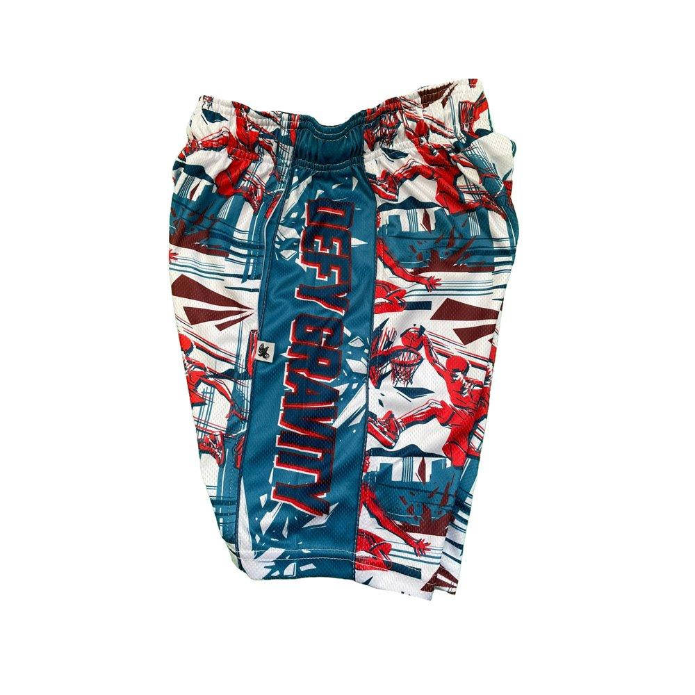 Flow Society Defy Gravity Basketball Big Boys' Blue Shorts