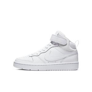 Nike Court Borough Mid 2 "White" Grade School Boys' Shoe