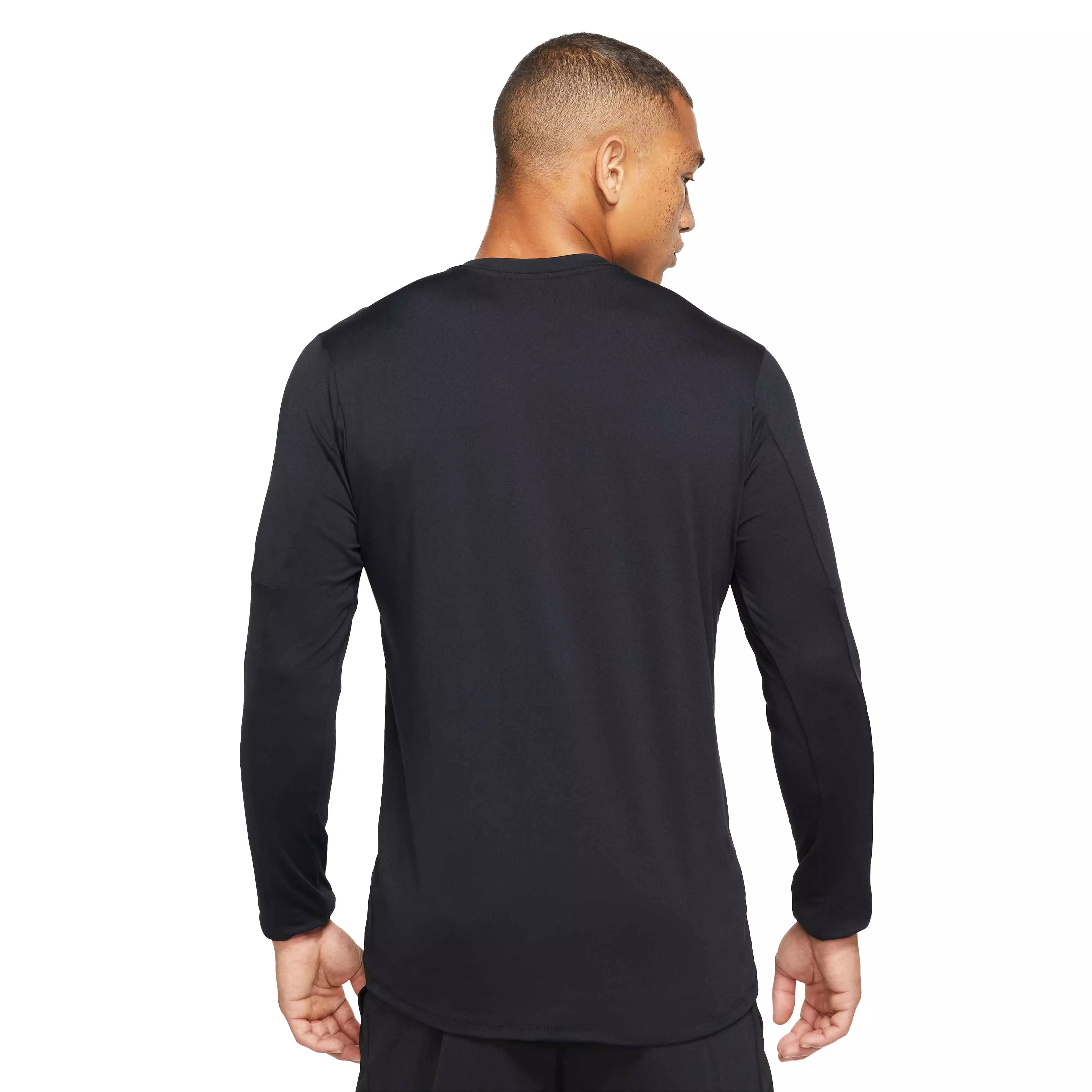 Nike Men's Dri-FIT Element Running Crew-Black - BLACK