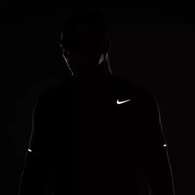 Nike Men's Dri-FIT Element Running Crew-Black - BLACK