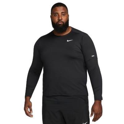 Nike Men's Dri-FIT Element Running Crew-Black - BLACK Thumbnail View 6