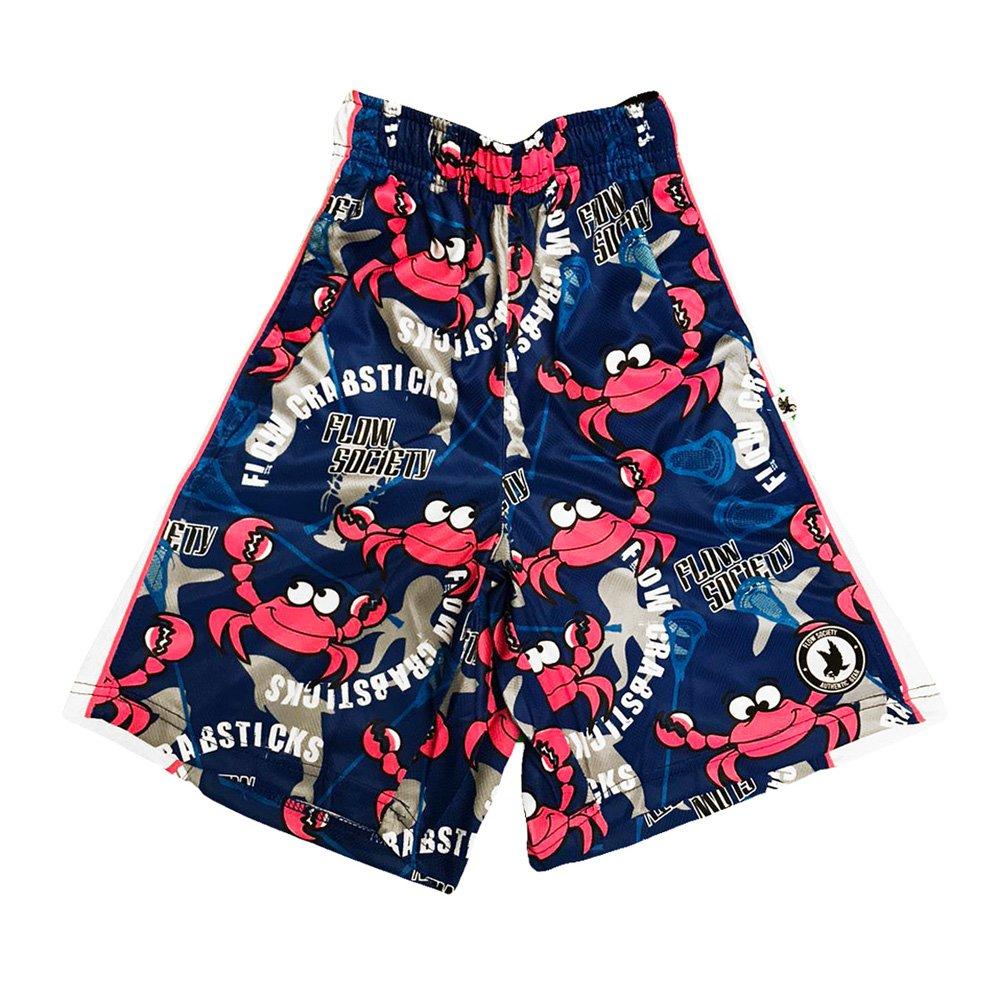 Flow Society Big Boys' Crabstick Attack Shorts - Blue - BLUE Thumbnail View 1