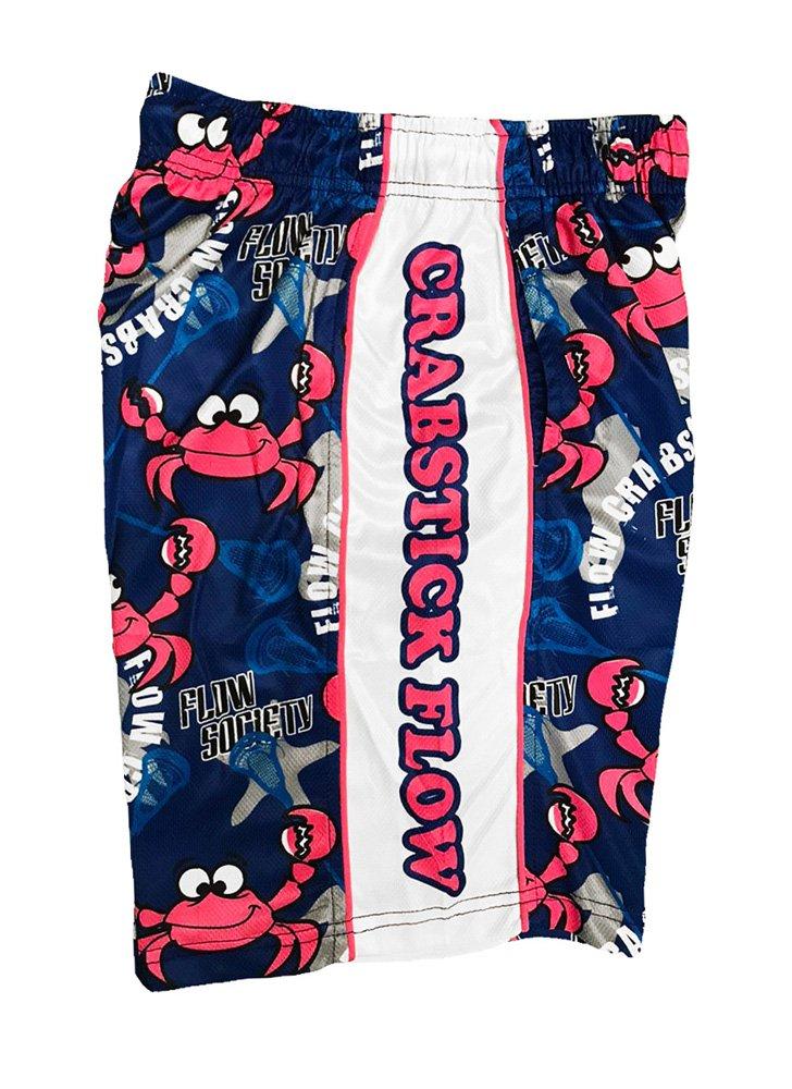 Flow Society Big Boys' Crabstick Attack Shorts - Blue - BLUE Thumbnail View 3