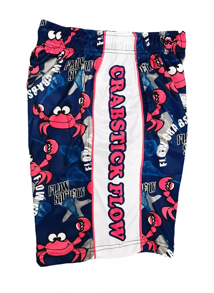 Flow Society Big Boys' Crabstick Attack Shorts -Blue - BLUE