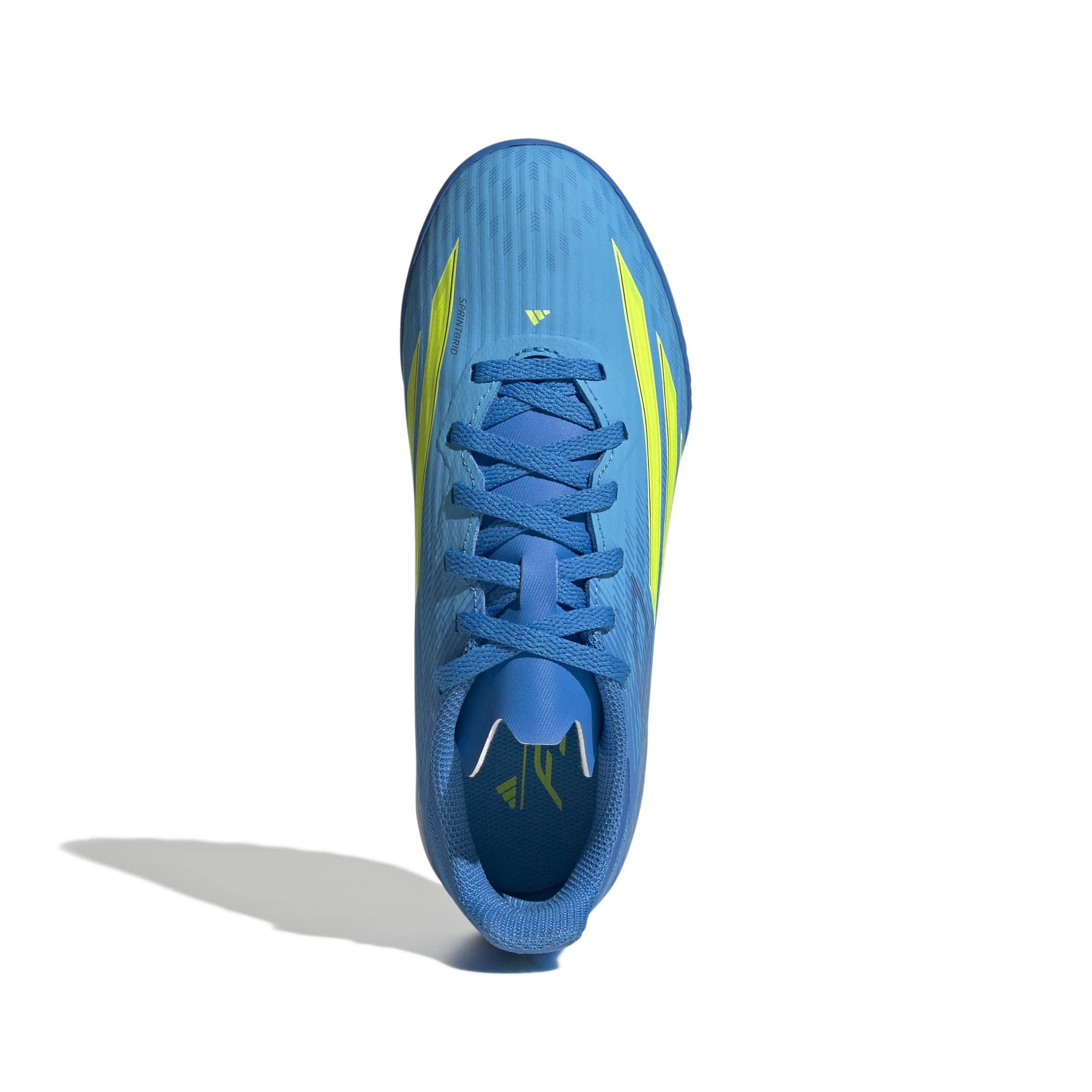 adidas F50 League Turf "Lucid Ray Blue/Yellow 2/Lucid Aquamarine" Preschool  Kids' Soccer Shoe