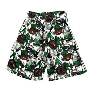 Flow Society Big Boys' Boston Basketball Shorts -White