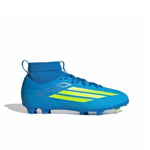 adidas F50 League Mid Cut FG "Lucid Ray Blue/Yellow 2/Lucid Aquamarine" Preschool Kids' Soccer Cleat