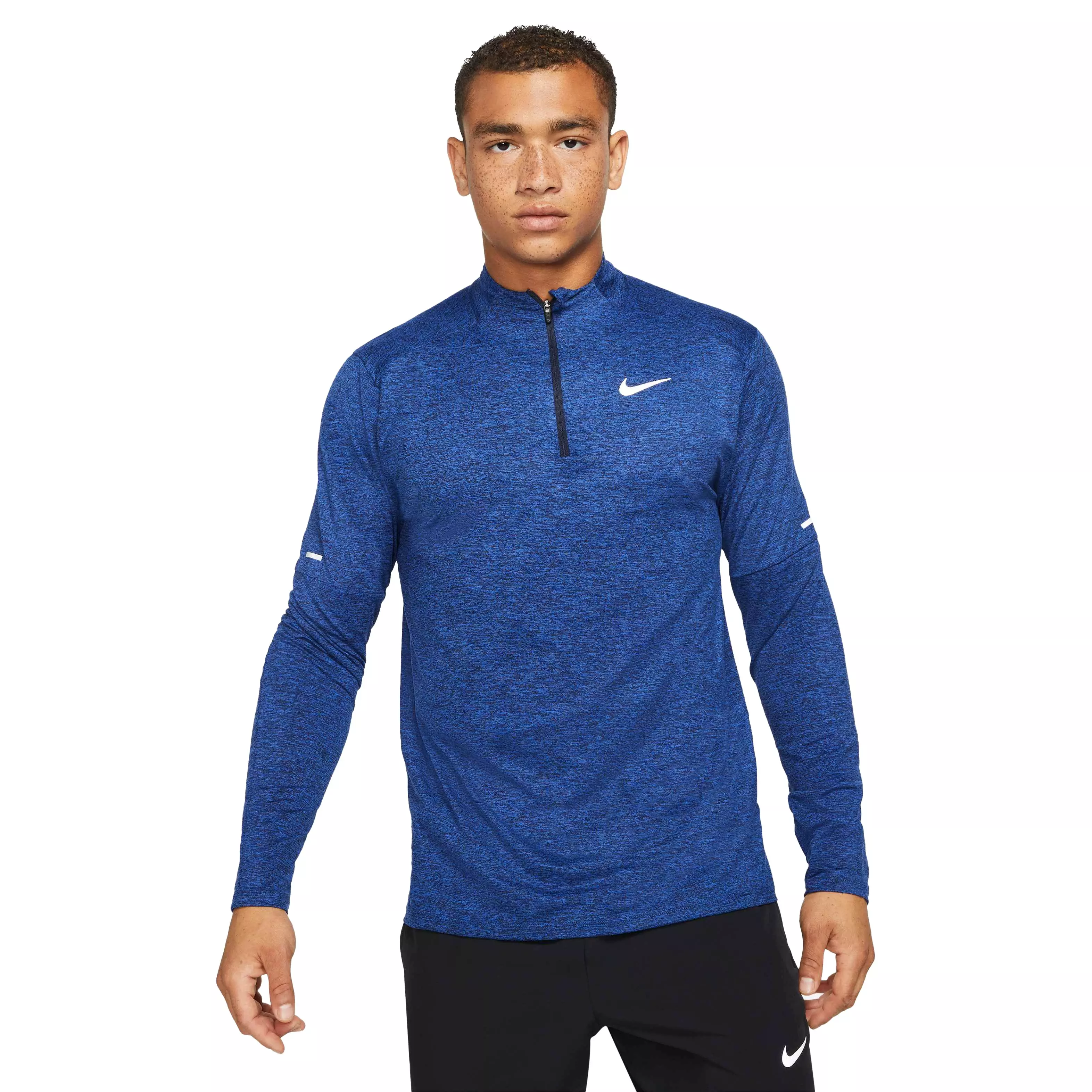 Nike Men's Dri-FIT Element 1/2-Zip Running Top-Royal - Hibbett