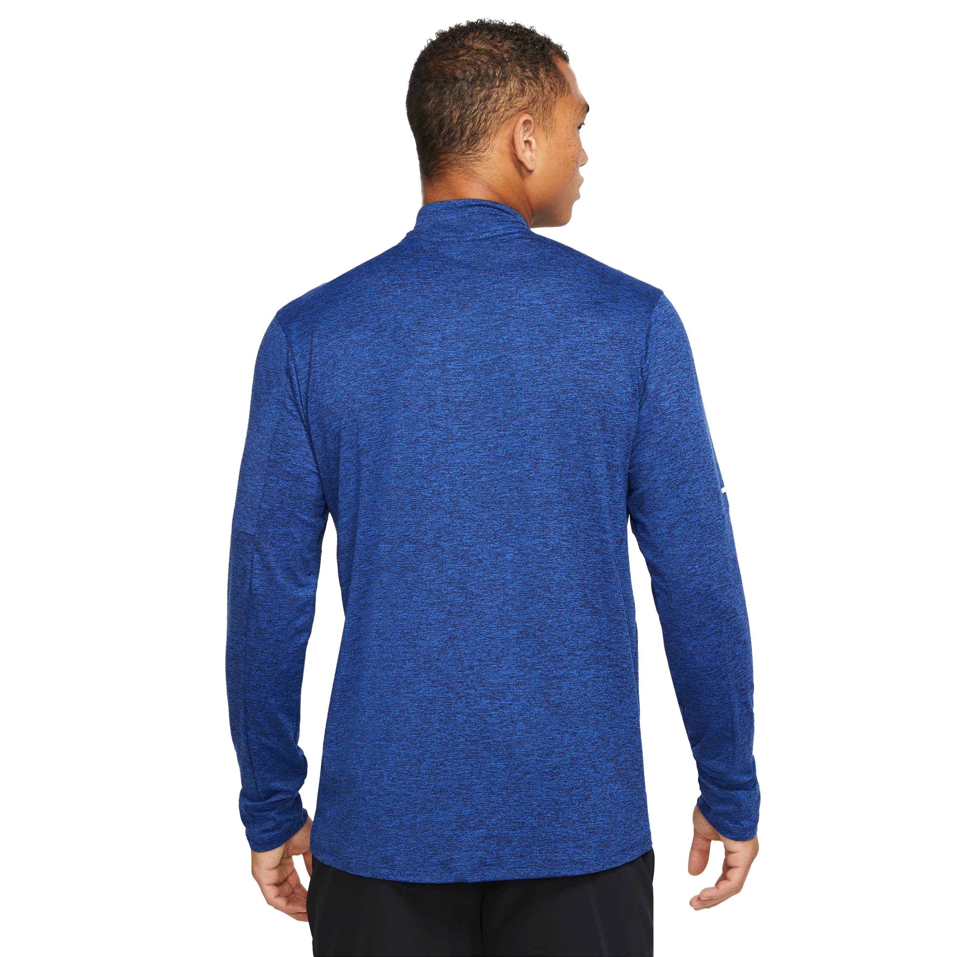 Nike Men's Dri-FIT Element 1/2-Zip Running Top-Royal - BLUE Thumbnail View 2