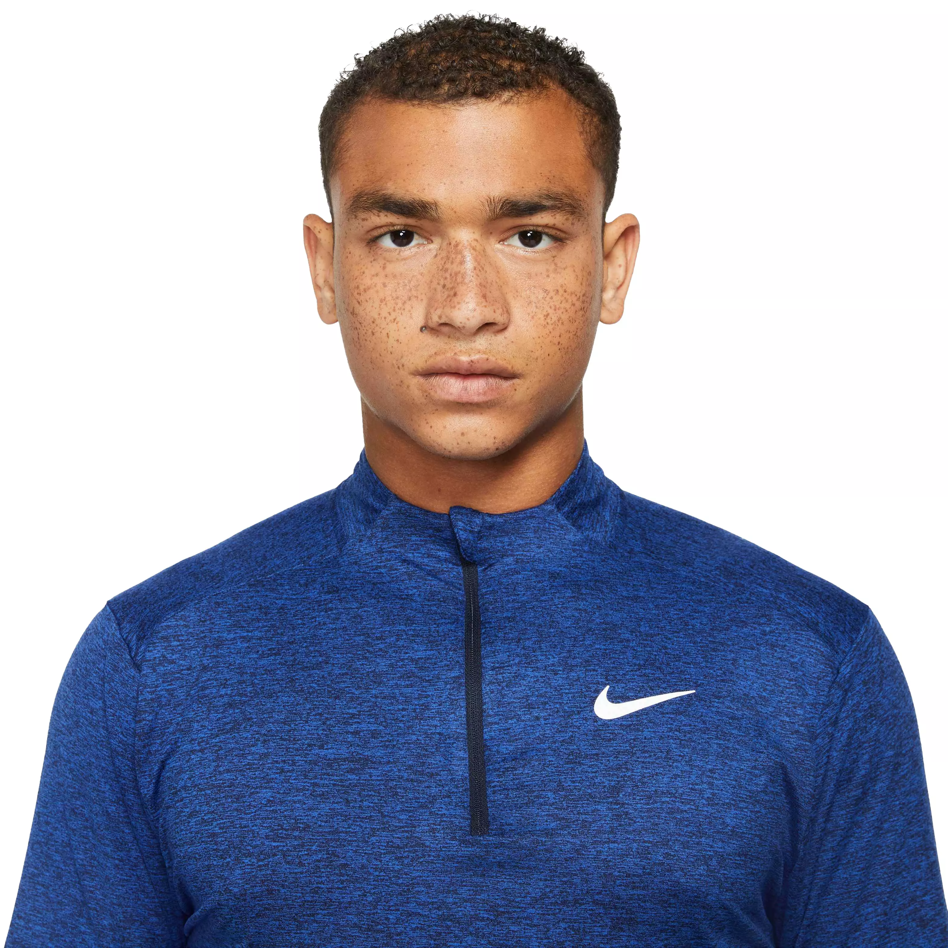 Nike Men's Dri-FIT Element 1/2-Zip Running Top-Royal - BLUE