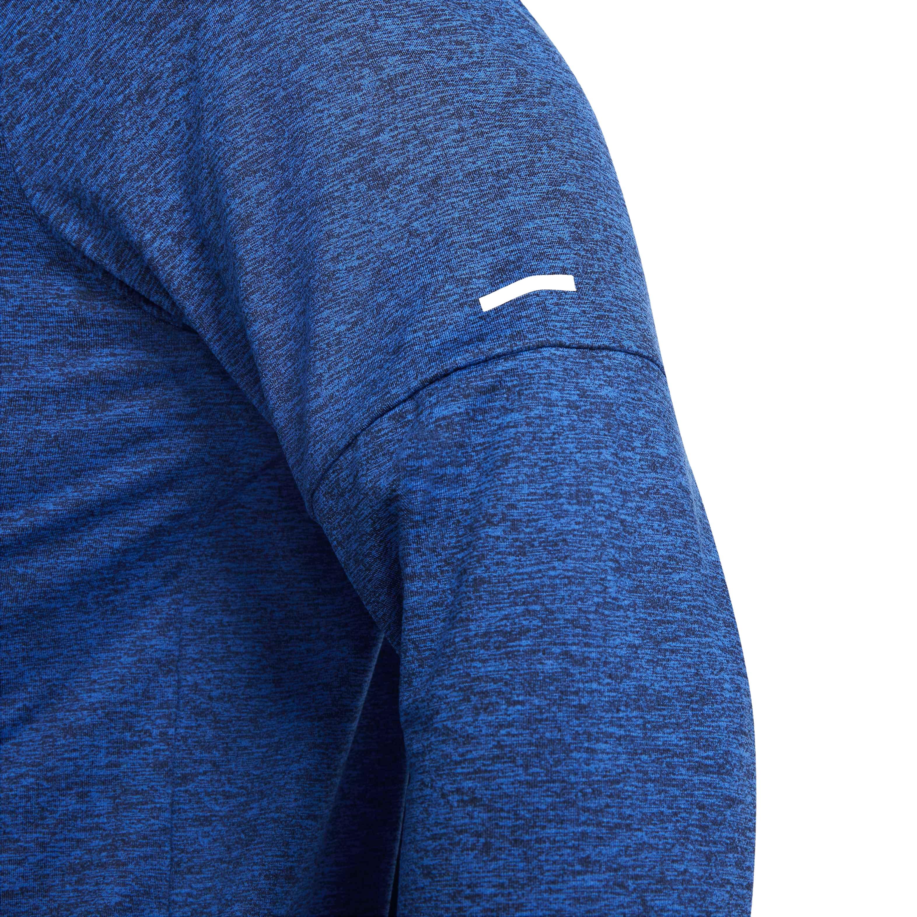 Nike Men's Dri-FIT Element 1/2-Zip Running Top-Royal - BLUE Thumbnail View 4