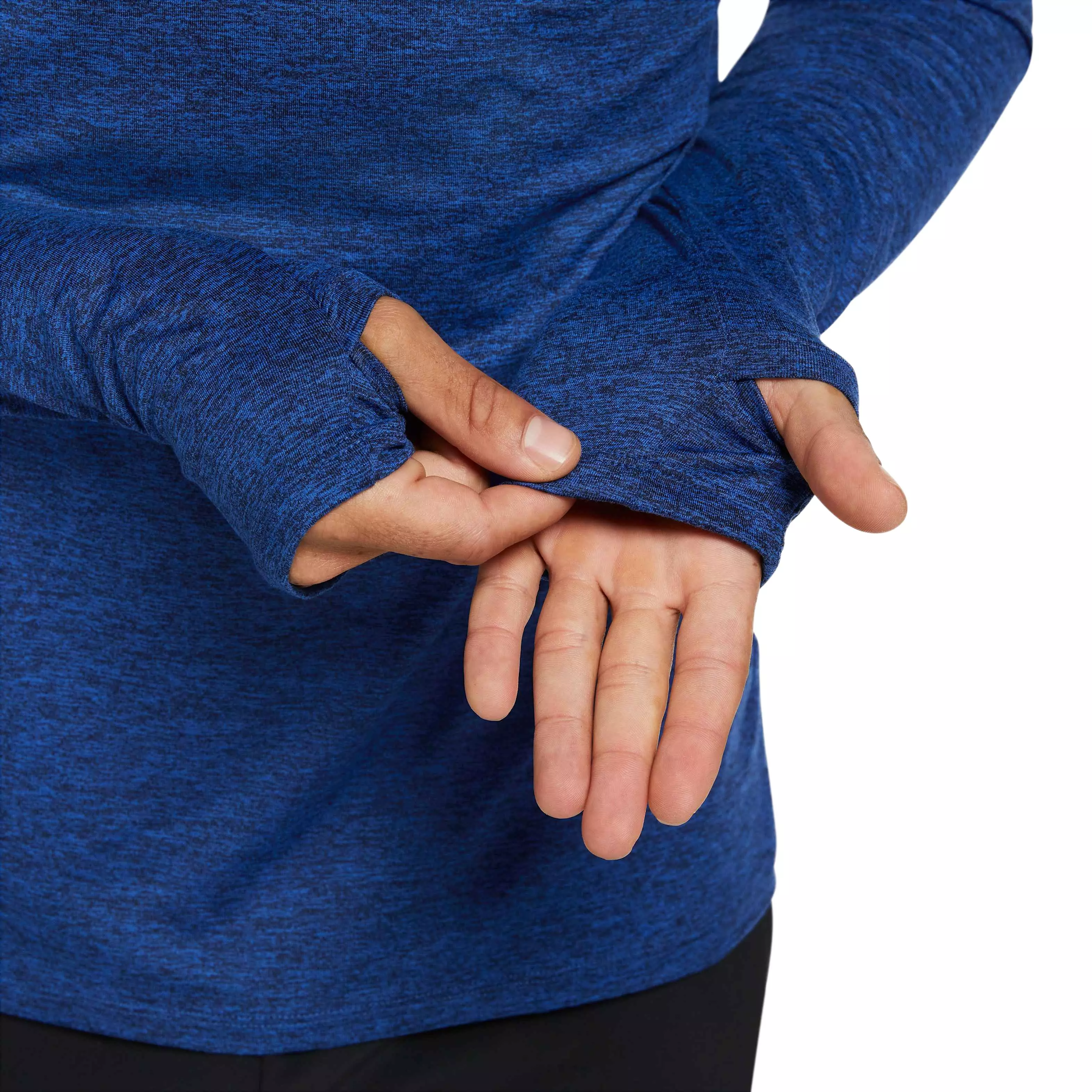 Nike Men's Dri-FIT Element 1/2-Zip Running Top-Royal - BLUE