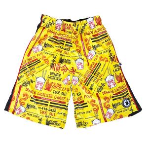 Flow Society Big Boys' Chinese Take Out Attack Shorts -Yellow