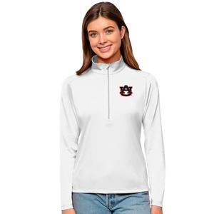 Antigua Women's Auburn Tigers Tribute Quarter-Zip Pullover Jacket