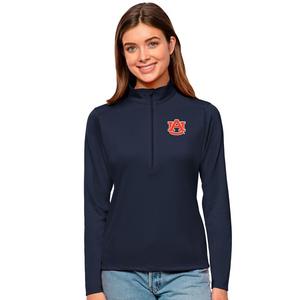 Antigua Women's Auburn Tigers Tribute Quarter-Zip Pullover Jacket