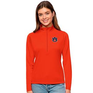 Antigua Women's Auburn Tigers Tribute Quarter-Zip Pullover Jacket