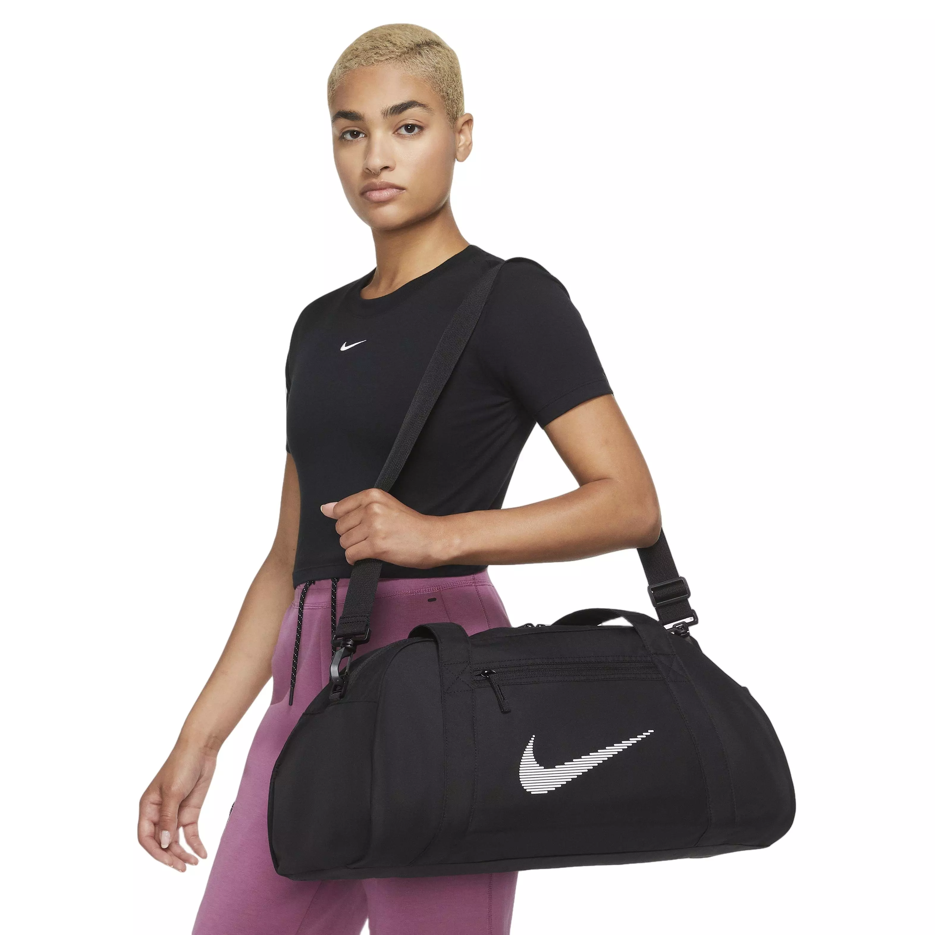 Nike Women's Gym Club 24L Duffel Bag - BLACK