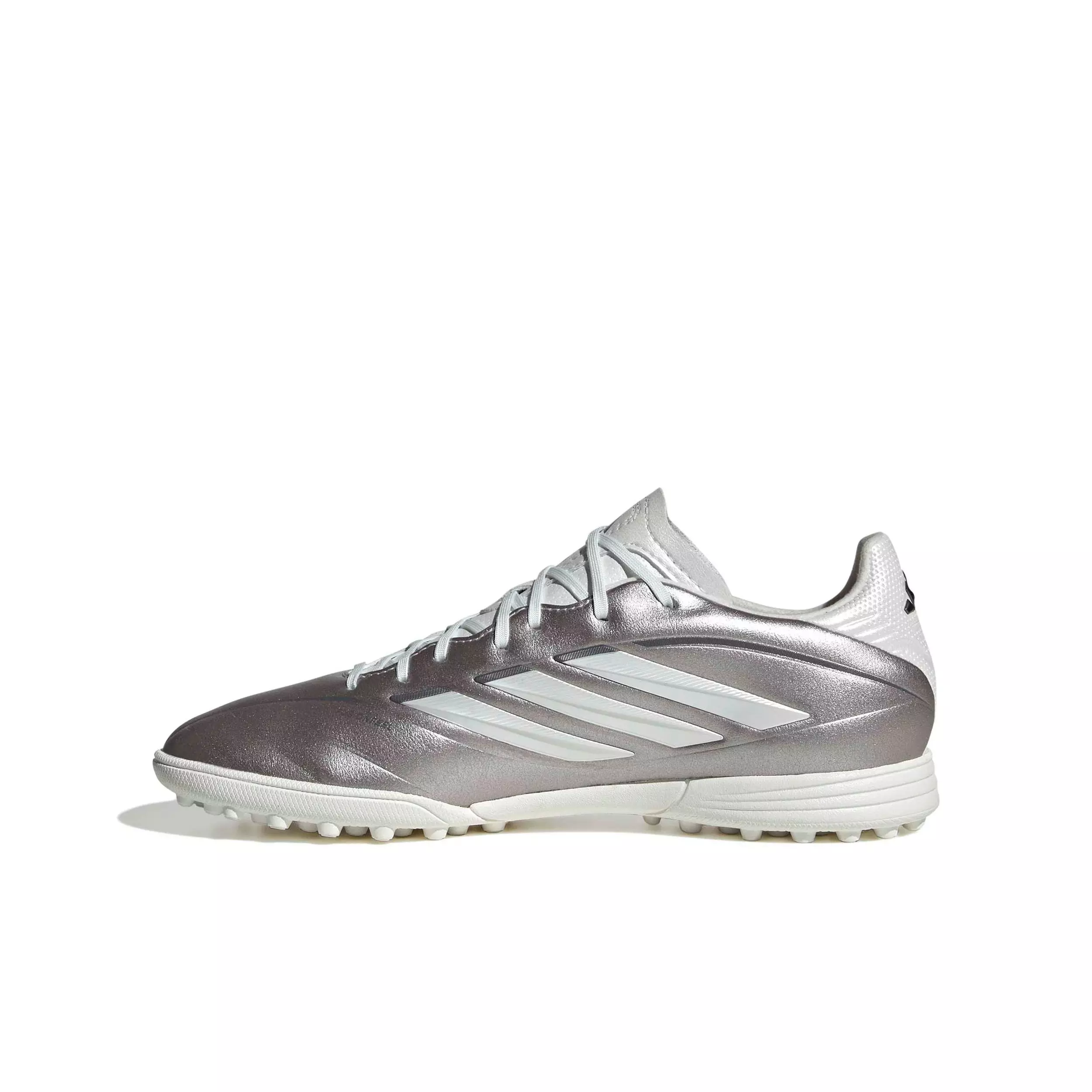 adidas Copa Pure IV League Turf "Taupe Metallic/Zero/Night Metallic" Preschool Kids' Soccer Shoe - TAUPE/ZERO/NIGHT