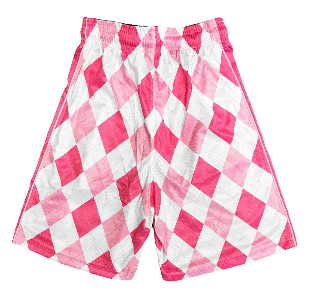 Flow Society New Argyle Pink Big Boys' Attack Shorts