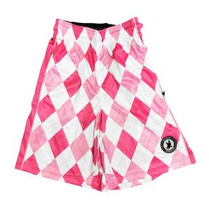 Flow Society Big Boys' New Argyle Pink Attack Shorts