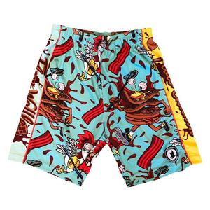 Flow Society Big Boys' Chicken-Waffles Attack Shorts -Blue