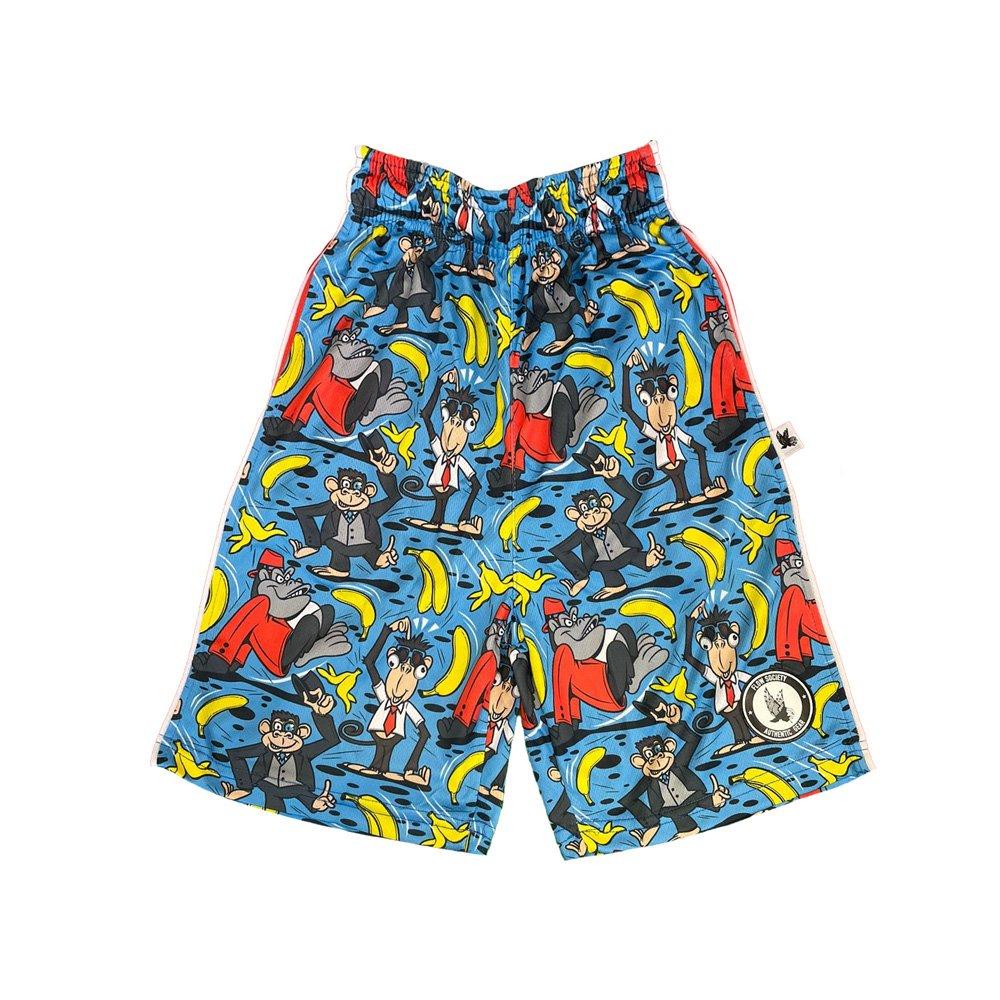 Flow Society Big Boys' Monkey Suit Attack Attack Shorts - Blue - BLUE Thumbnail View 1