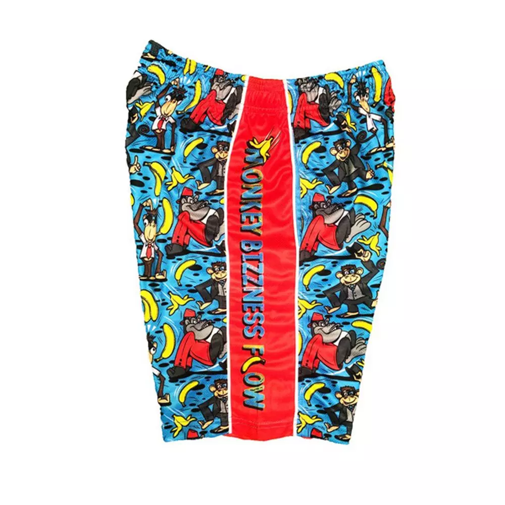 Flow Society Big Boys' Monkey Suit Attack Attack Shorts - Blue - BLUE