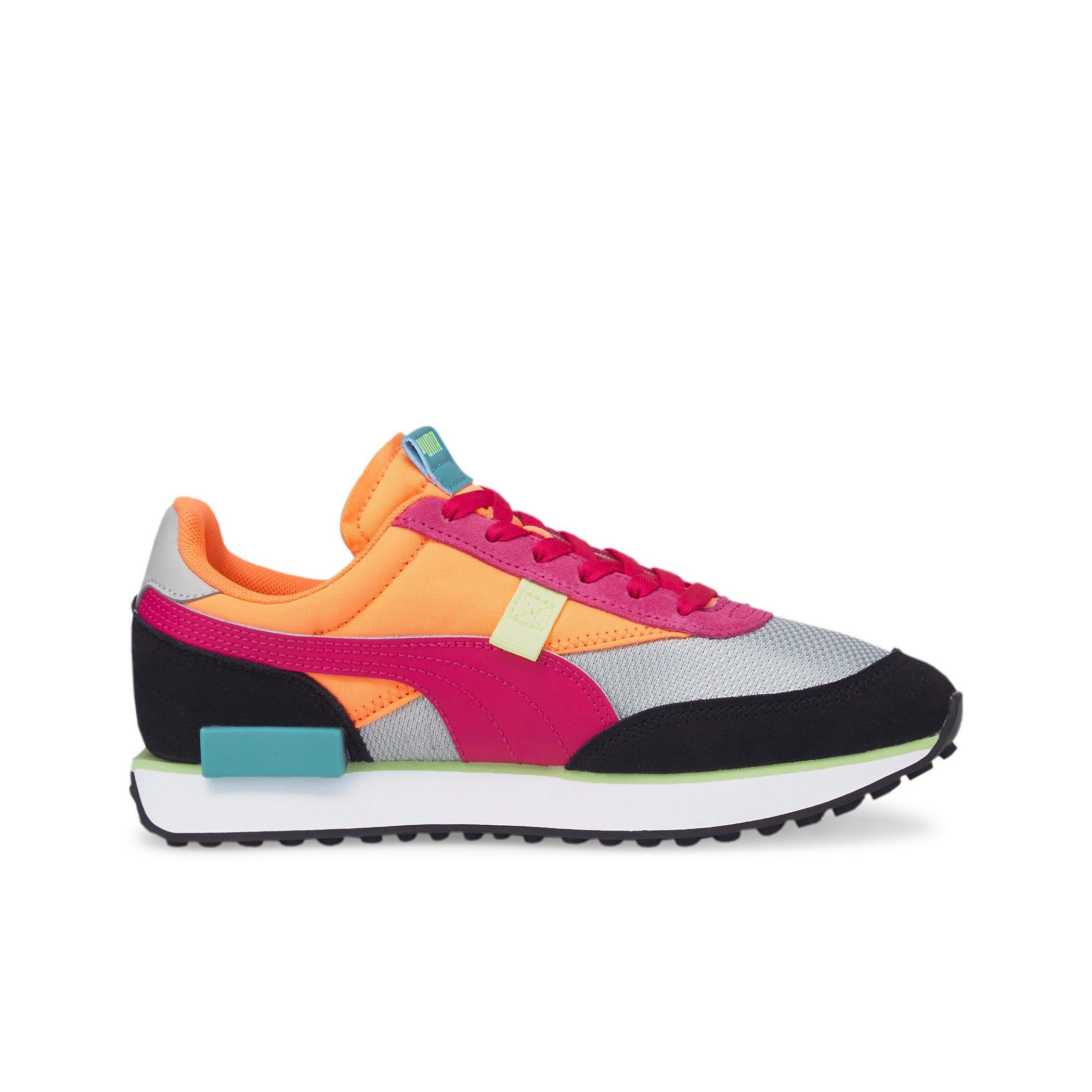 PUMA Future Rider "Black/Grey/Orange/ Multi Color" Women's Shoe - MULTI-COLOR Thumbnail View 1