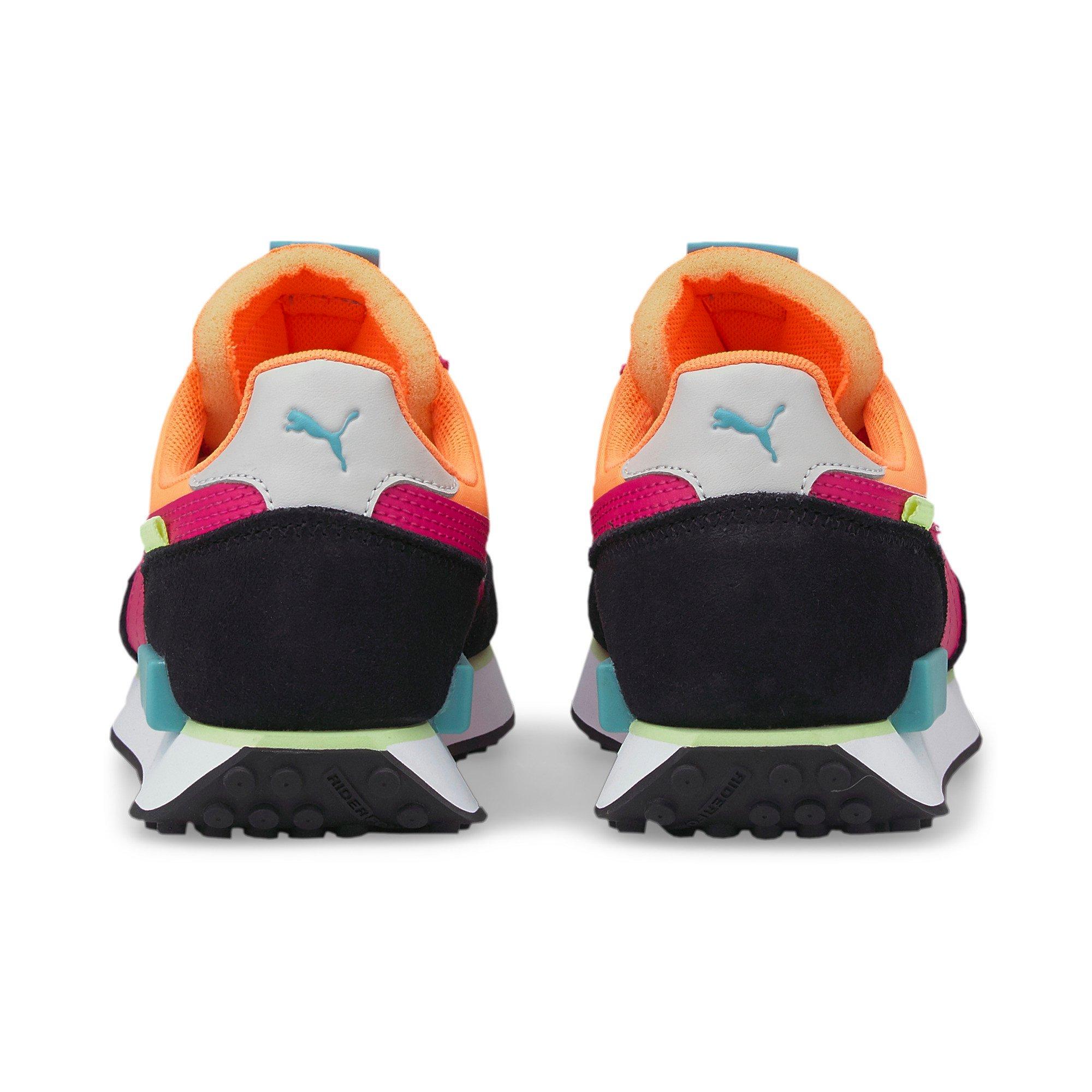 PUMA Future Rider "Black/Grey/Orange/ Multi Color" Women's Shoe - MULTI-COLOR Thumbnail View 5
