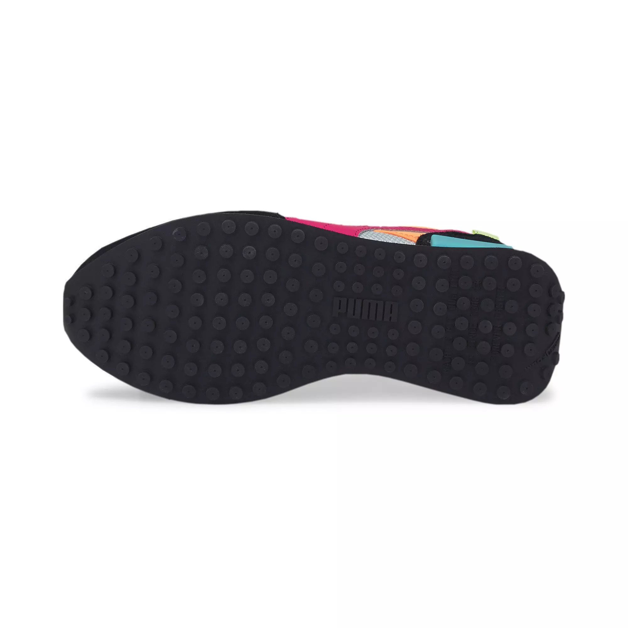 PUMA Future Rider "Black/Grey/Orange/ Multi Color" Women's Shoe - MULTI-COLOR