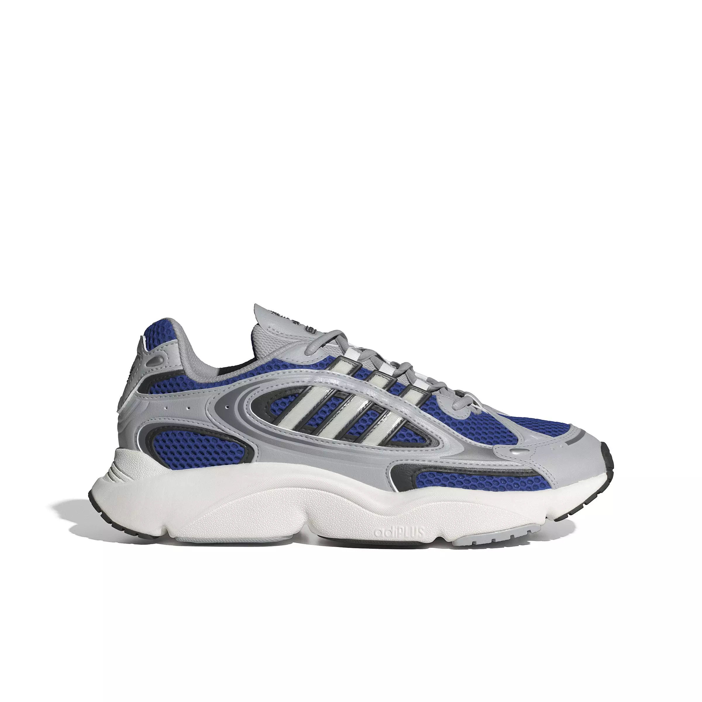 adidas Originals OZMILLEN "Grey Two/Core Black/Team Royal Blue" Men's Shoe - GREY/BLACK/BLUE